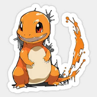 Charming Salamander Sticker